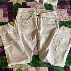 New Rag and Bone Capris White Size 26